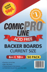 ComicProLine 56PT Current Comic Backing Boards