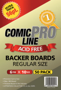 ComicProLine 56PT Regular Comic Backing Boards