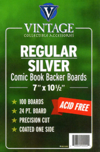 ComicProLine 24pt Regular/Silver Comic Backing Boards