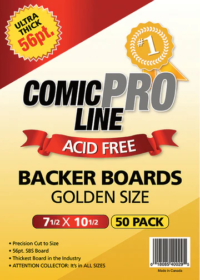 ComicProLine 56PT Golden Comic Backing Boards