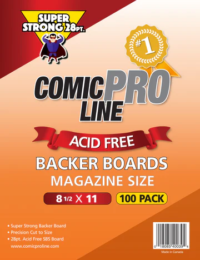 ComicProLine 28PT Magazine Size Backing Boards