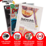 ComicProLine Regular/Silver Size Comic Bags 2mil Crystal Clear OPP - Image 2