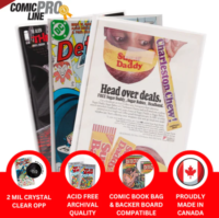 ComicProLine Regular Size Comic Bags 2mil Crystal Clear OPP - Image 2