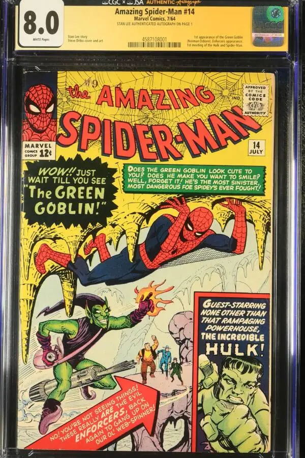 Amazing Spider-Man #14 First appearance of The Green Goblin