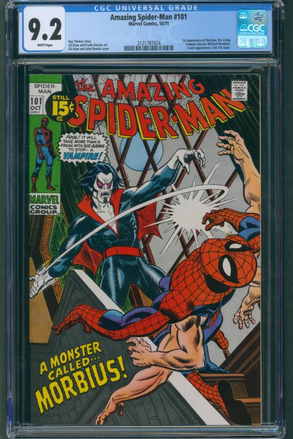 Amazing Spider-Man #101 1st appearance of Morbius the Living Vampire