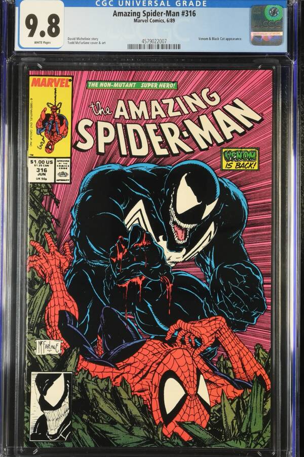 Amazing Spider-Man #316 CGC 9.8 White Pages