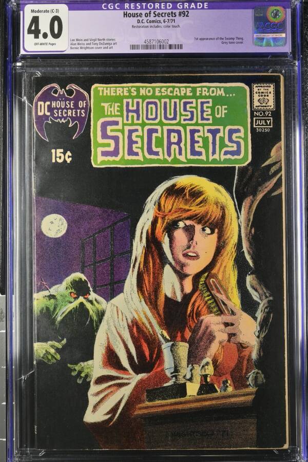House of Secrets #092 CGC RESTORED GRADE 4.0 C-3 Moderate